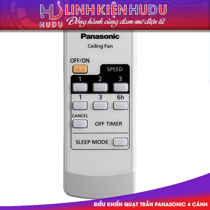 Điều khiển quạt trần Panasonic 4 cánh